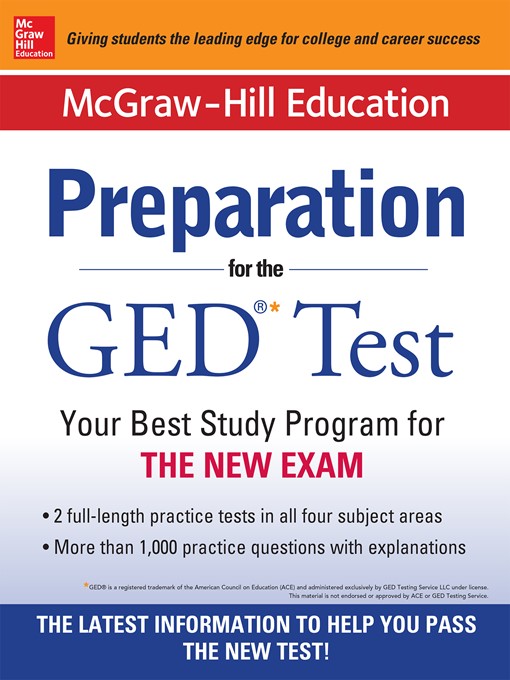 Title details for McGraw-Hill Education Preparation for the GED® Test by McGraw-Hill Education Editors - Available